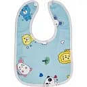 Слюнявчик тканевый Mega Zayka на кнопке MGZ-0600 (Blue) 