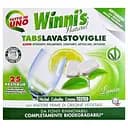 Гіпоалергенні таблетки для посудомийної машини Winni's Tabs Lavastoviglie Lemon 25 шт.