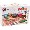 Набор для маленького повара Technok Toys "Кухня ТехноК" (5620) с электронным модулем, 22 предмета