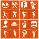 Набір трафаретів для біо-тату Fortnite Fortnite_simple-16