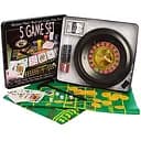 Настольная игра Metr+ Покер 5 game set карты кубики рулетка (D25354)