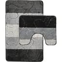 Набір килимків для ванної Vezzer Avangartline 50x80 та 50x40 см сірий (VZAS11304)
