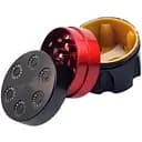 Гриндер для измельчения табака Барабан револьвера DK-5029-B3 Black Red (15714)