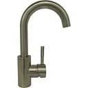 Смеситель кухонный Germece 8202 SK однорычажный поворотный из нержавеющей стали серебристый (SP000013130)