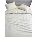 Комплект постільної білизни Ecotton Cream Yellow двоспальний полісатин кремово-жовтий (25359)