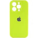 Чохол Epik Silicone Case Full Camera Protective AA для Apple iPhone 15 Pro 6.1 Кислотно-зелений/Acid Green