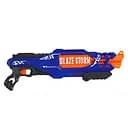 Автомат ZC 7111, синій, 10 м'яких патронів з пластиковим наконечником, тримач для патронів