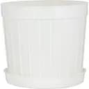 Вазон для квітів Ekodeo 2.5 л білий (P88907WH)