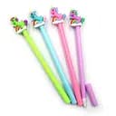 Ручка детская Единорог, гелевая, синяя, 12 шт. (в ассортименте)