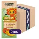 Упаковка натурального яблочно-морковно-бананового сока Galicia Baby с мякотью 1.8 л (0.2 л x 9 шт.)