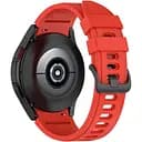 Ремінець для Samsung Galaxy Watch FE - червоний ширина кріплення 20мм силікон Watchbands RiccoOne (FEWB49457747)