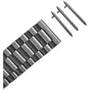 Ремінець для фітнес-браслета Xiaomi Amazfit/Samsung Stainless Steel металевий універсальний 20 мм сріблястий