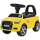 Дитяча каталка-толокар Bambi Racer з музикою та світлом жовта (M 3147A-6)