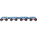 Набір для залізниці Viga Toys Експрес-поїзд (50818)