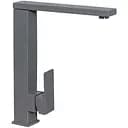 Змішувач кухонний Germece 8569 S поворотний одноважільний з нержавіючої сталі сірий металік (000033045)