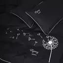 Комплект постільної білизни MirSon Ranforce Elite 16-9000 Black Stone "Flying" 110 х 140 см