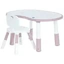 Детский столик M 6178-8 со стульчиком пластиковый регулируемый