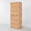 Шкаф распашный 2-х дверной Эверест Соната-800 дуб крафт золотой (EVR-2688)