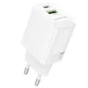 МЗП Borofone BN27 Fuente PD20W+QC3.0 (1USB-A/1C) White