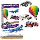 Набір магнітів Magdum Baby puzzle Транспорт ML4031-24 EN
