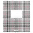 Зошит учнівський Школярик Kube 012-3387K-3 в клітинку 12 аркушів