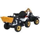 Дитячий електромобіль-трактор Bambi Racer M 6027EBLR-1 білий