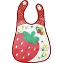 Слюнявчик Mega Zayka Strawberry клеенчатый на липучке MGZ-0605-6 