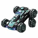 Радіокерована машина-трюкач 699 D-6-02 зелена з парогенерацією, підсвічуванням та динамічною музикою