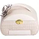 Кейс-органайзер Yiwu для украшений с защелкой 24x17x18 см бежевый HP-5-21BE