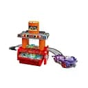 Автомойка с треком 660 S 101, меняющая цвет машинка, бак для воды, контейнер, аксессуары, наклейки