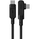 Кабель Acefast C5-03 USB-C to USB-C 100W right angled aluminum alloy 2 м чорний