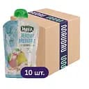 Упаковка смузі Jaffa Healthy Breakfast Pouch з яблуком, грушею та злаками 1.2 кг (120 г х 10 шт.)