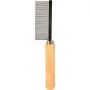 Гребінець Trixie з дерев'яною ручкою та середніми зубцями 18 см (2391)