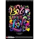 Альбом для малювання Школярик З барвистим бузковим написом 30 аркушів (PB-SC-030-540)