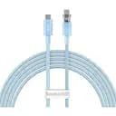 Кабель Baseus Explorer Series Fast Charging Cable with Smart Temperature Control Type-C to Type-C 100W 2 м Galaxy блакитний