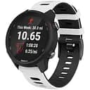 Ремешок для Amazfit BipBip LiteBip SBip UBip 3Bip 3 Pro - бело-черный ширина крепления 20мм силикон Watchbands Rage (W38-1WB50452861)