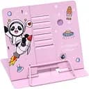 Підставка для книг "Astronaut Panda" LTS-8182(Pink) металева