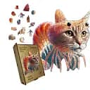 Деревянный фигурный пазл Лирили Ларилла, А1, Картонная коробка 500+ элементов