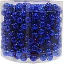 Декоративне намисто на ялинку Bambi 8 мм 5 м синє (8070-8-5м)