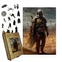 Деревянный фигурный пазл Легенда Мандо, А2, Картонная коробка 300+ элементов