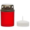 Лампадка пластмасова ЛФ №60 з металевою кришкою в асортименті (ПП-192)