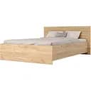 Ліжко двоспальне Еверест Соната-1400 140х200 см дуб крафт золотий (EVR-2678)