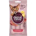 Лакомство для кошек Delickcious крем курица с ананасом 4 шт. х 15 г