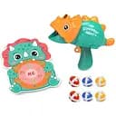 Интерактивная игра Dinosaur Athletics Gun на липучках + мишень Green