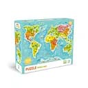 Пазлы классические Карта мира 300704, 100 элементов