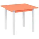 Дитячий столик Ігруша 60×60 см квадратний висота 52 см вага 7 кг помаранчевий