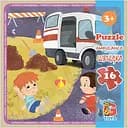 Пазли дитячі G-Toys Транспорт 16 елементів (LT08)