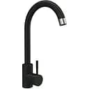 Смеситель кухонный Platinum NА3008A поворотный однорычажный из нержавеющей стали черный (SP000035272)