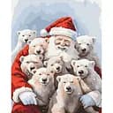 Картина за номерами "Друзі Санти" BS53852, 40х50 см