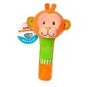 Погремушка животная D8043-A9009, 27 см, пищалка, плюш (в ассортименте)